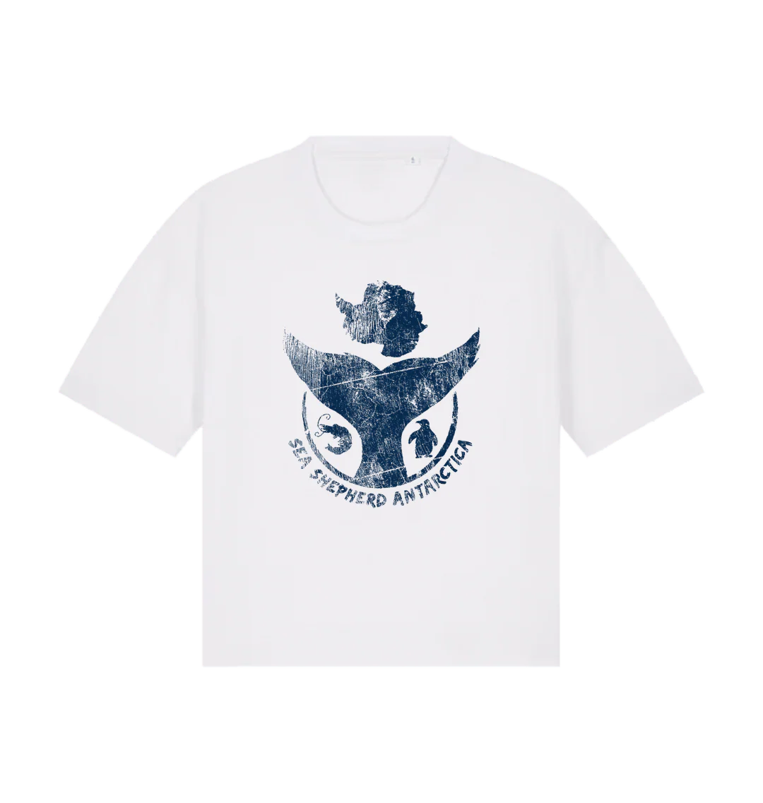 Antarctic Blue Print Boxy Fit T-Shirt - Image 2