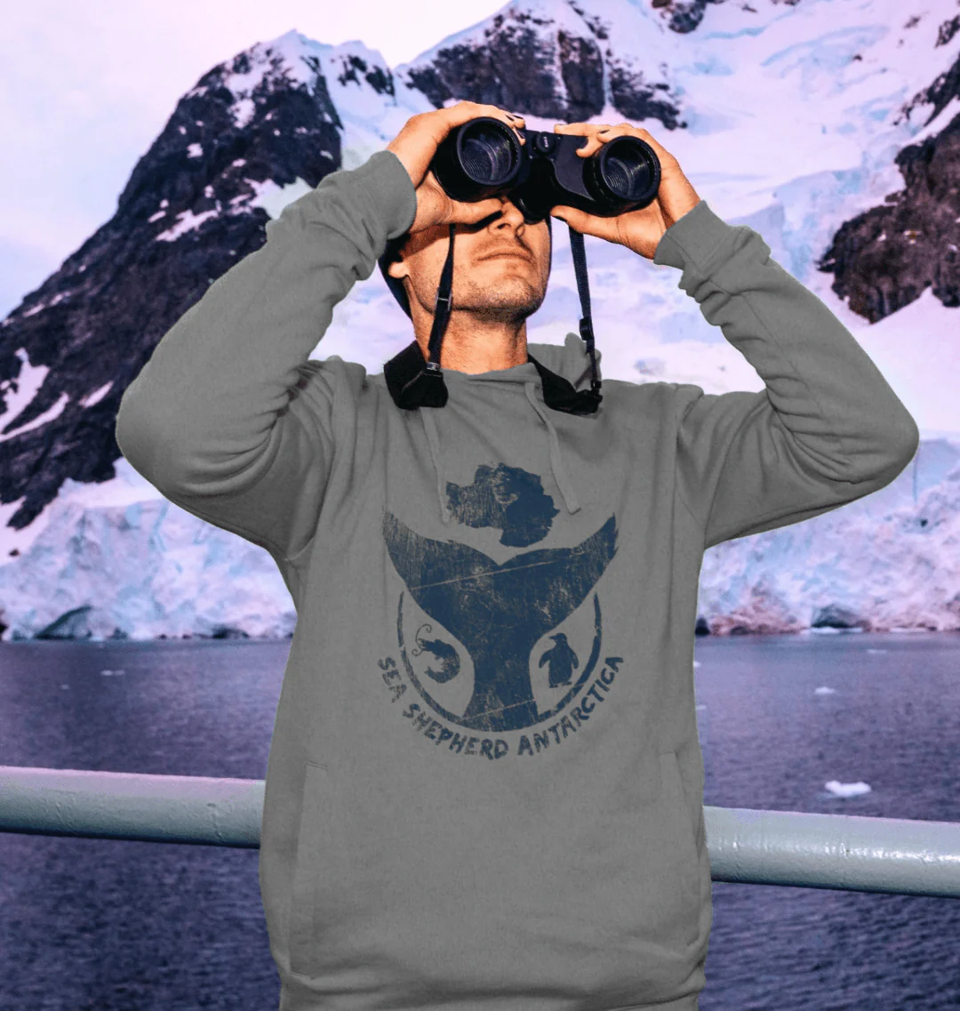 Antarctic Blue Print Hoodie
