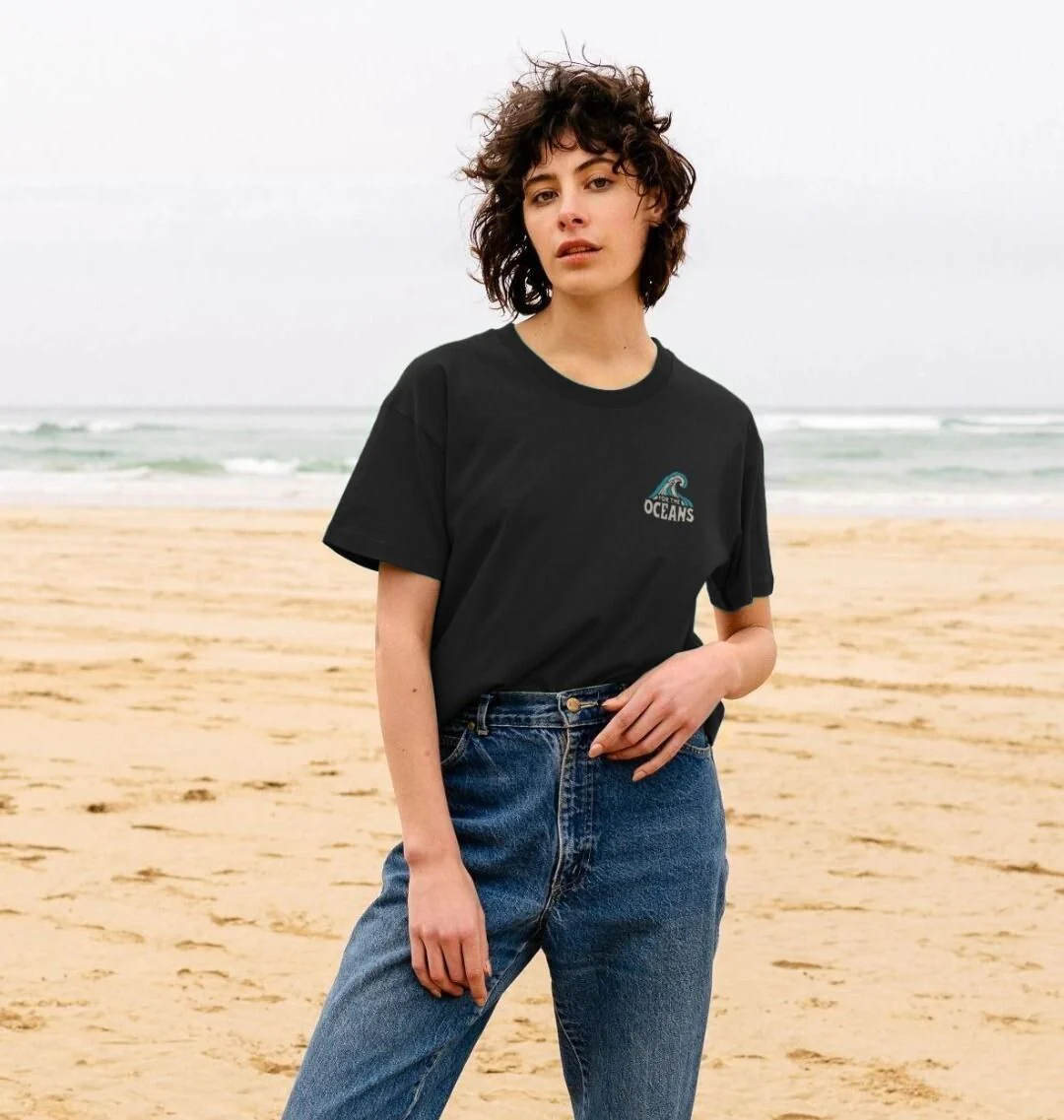 For the Oceans Classic Logo Boxy T-shirt - Image 3
