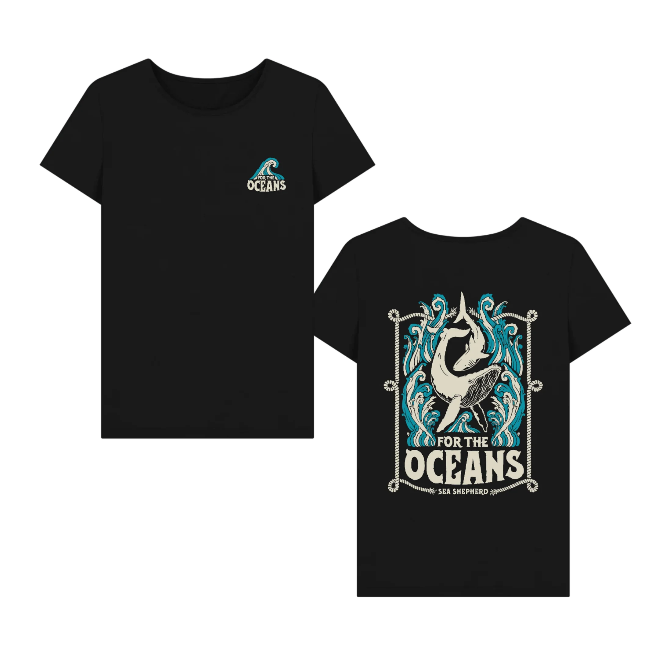For the Oceans Classic Logo Women's T-shirt - Image 3