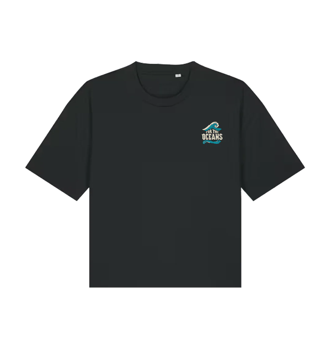 For the Oceans Jolly Roger Boxy T-shirt - Image 4