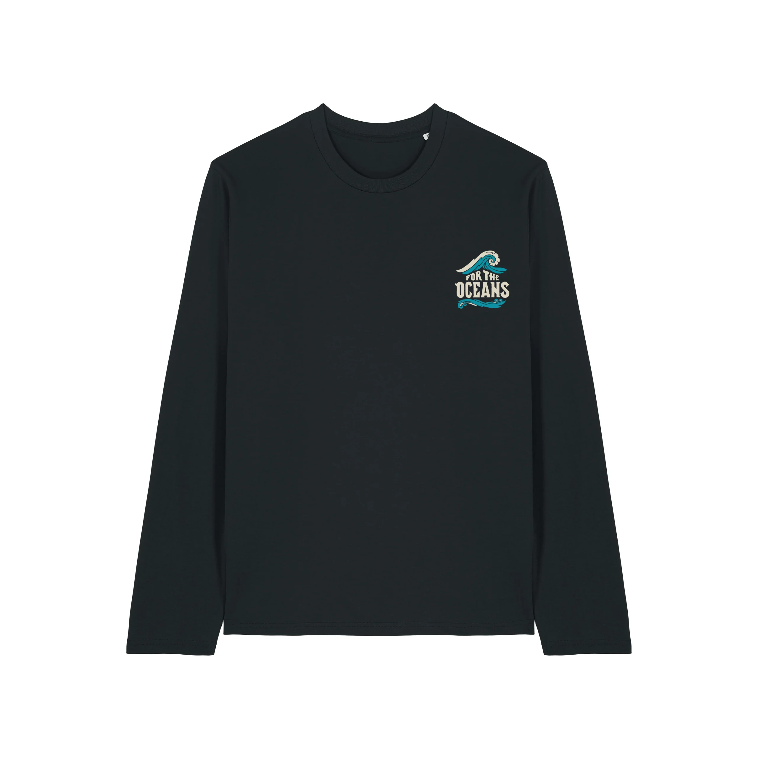For the Oceans Jolly Roger Heavyweight Long Sleeve T-shirt - Image 3