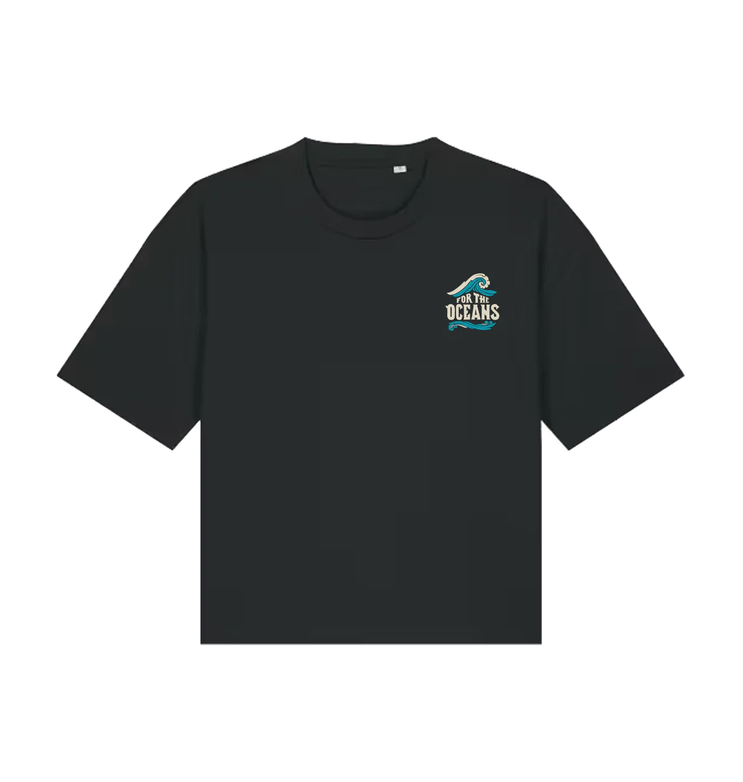 For The Oceans Jolly Roger Oversized Women's T-shirt - Image 6