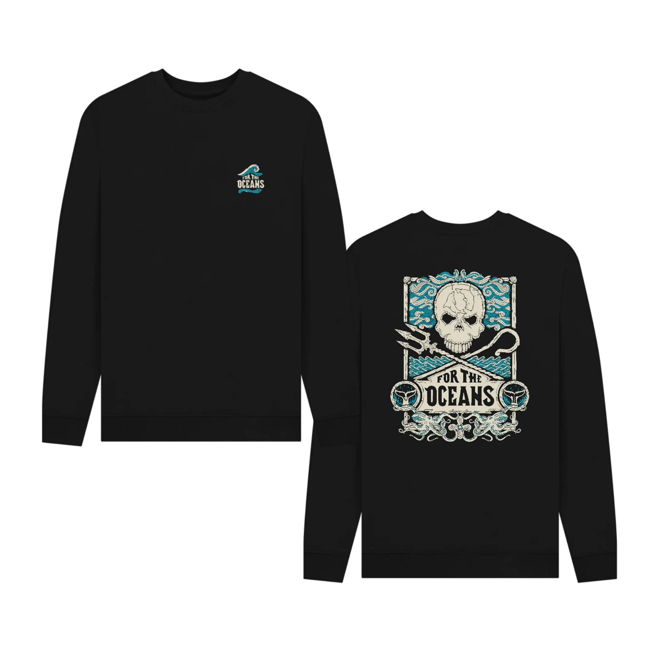 For the Oceans Jolly Roger Sweatshirt - Image 3