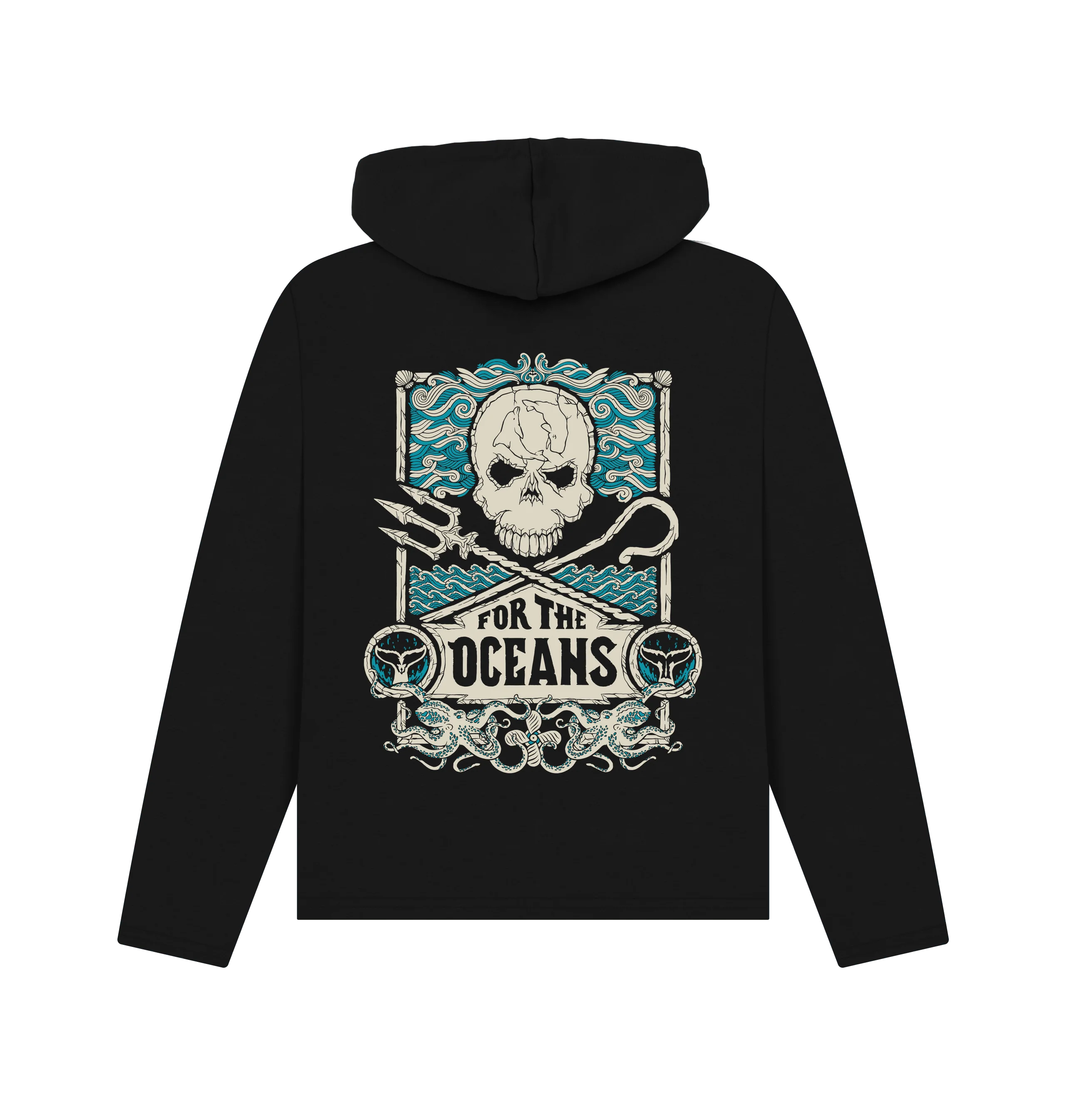 For the Oceans Jolly Roger Women's Hoodie - Image 3