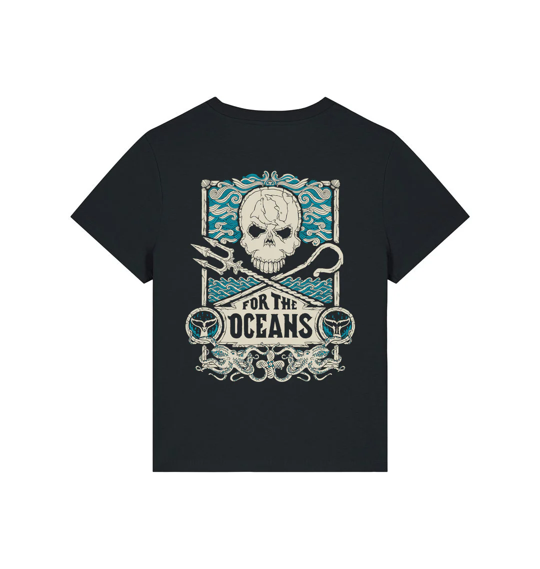 For the Oceans Jolly Roger Women's T-shirt - Image 10