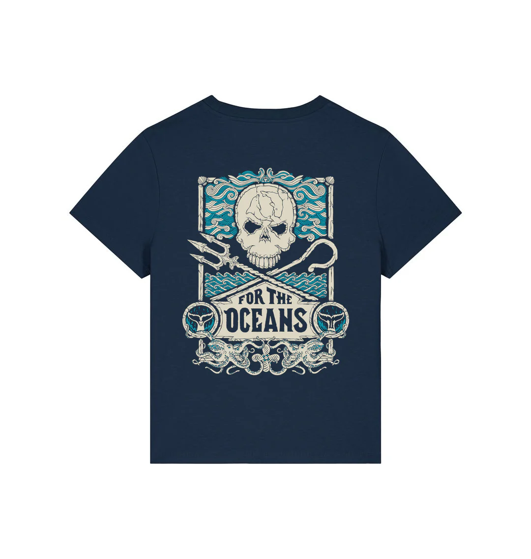 For the Oceans Jolly Roger Women's T-shirt - Image 8