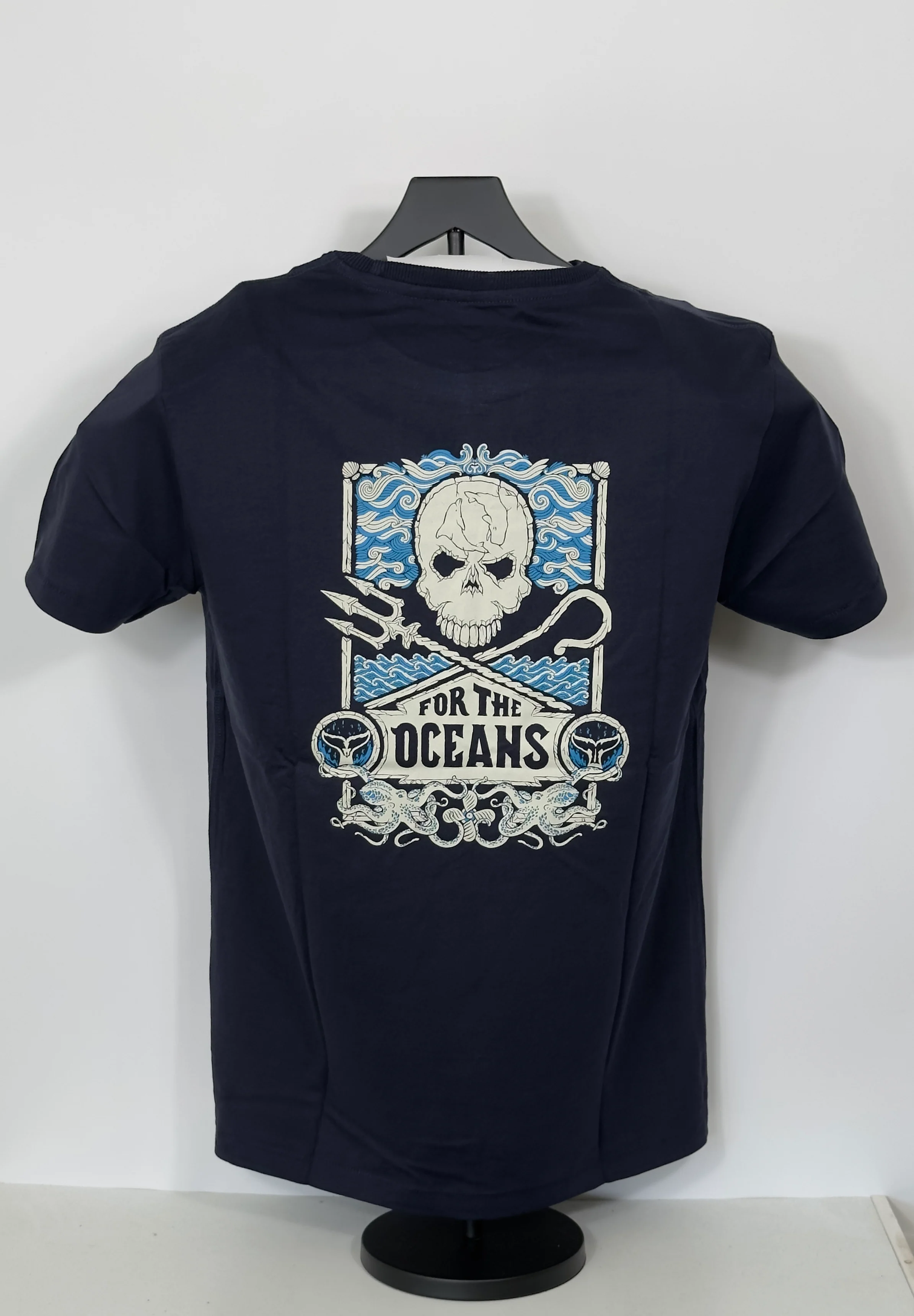 For The Oceans Skull Premium Fit T Shirt - Image 2