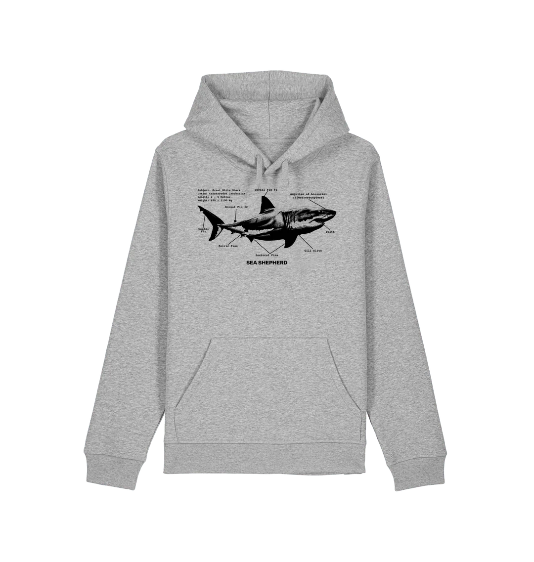 Great White Shark Hoodie - Image 3