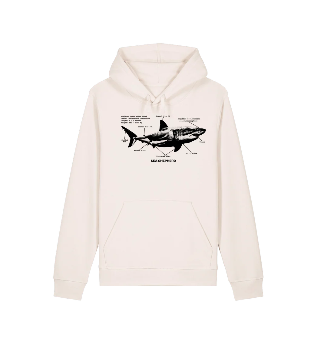 Great White Shark Hoodie - Image 4