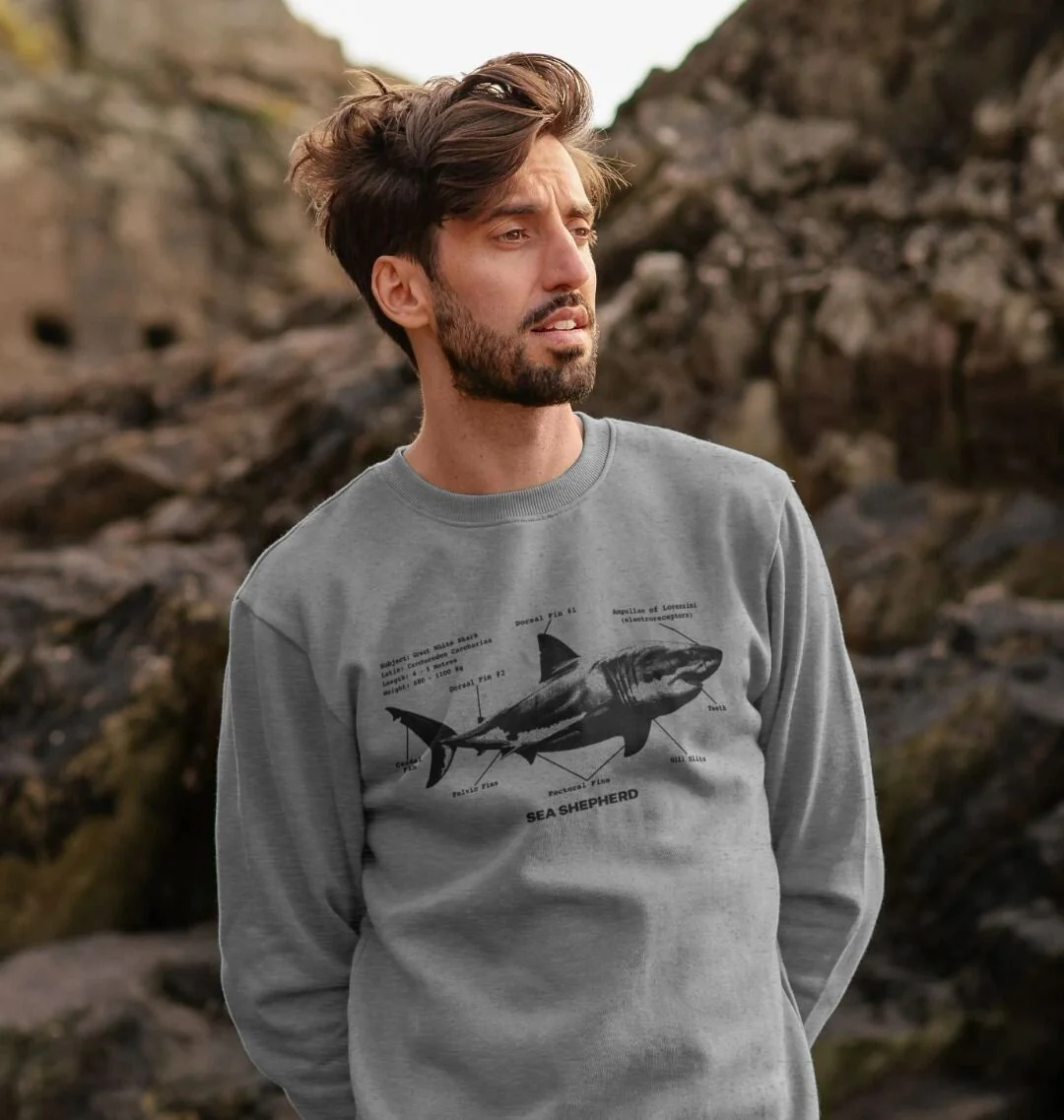 Great White Shark Sweatshirt