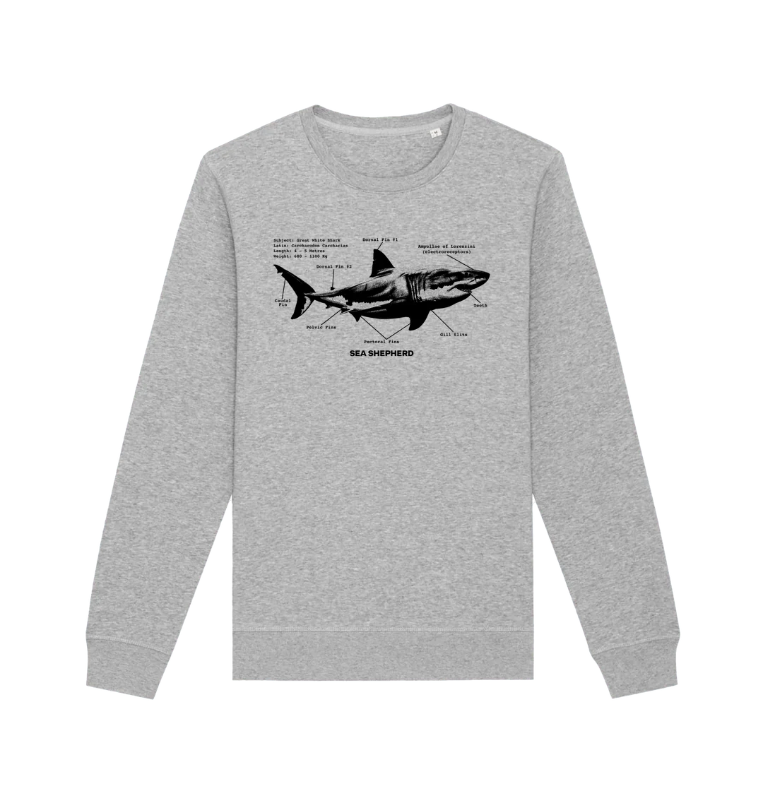 Great White Shark Sweatshirt - Image 2