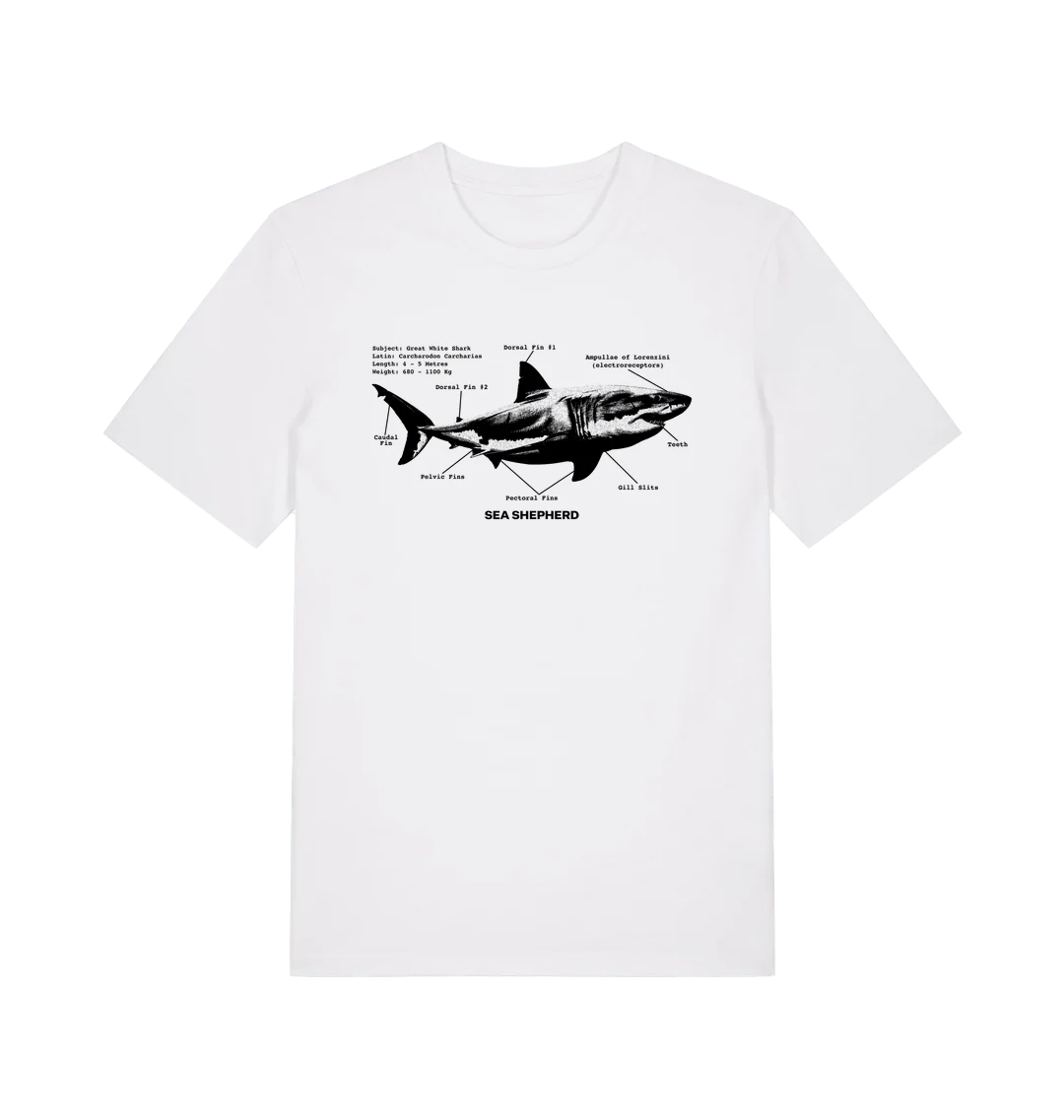 Great White Shark T-shirt - Image 3
