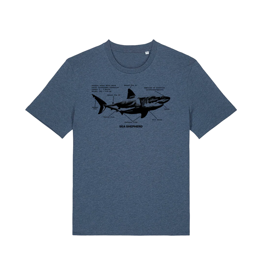 Great White Shark T-shirt - Image 5