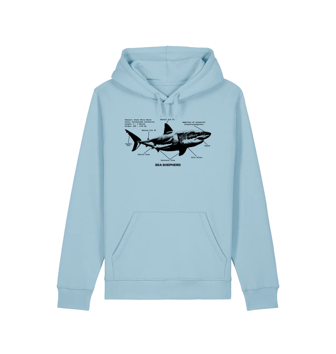 Great White Shark Women's Hoodie - Image 4