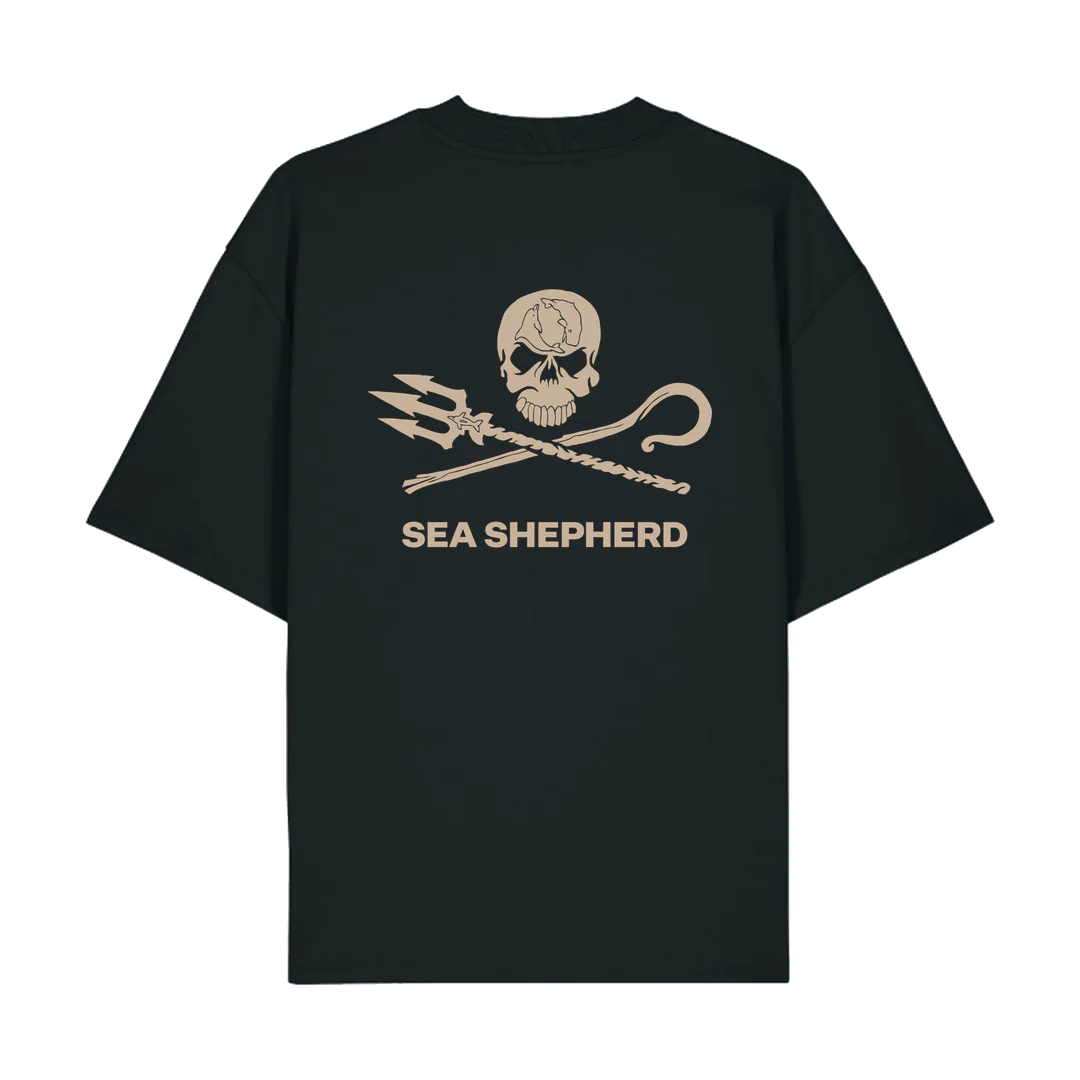 Jolly Roger Oat Oversized Women's T-shirt - Image 13