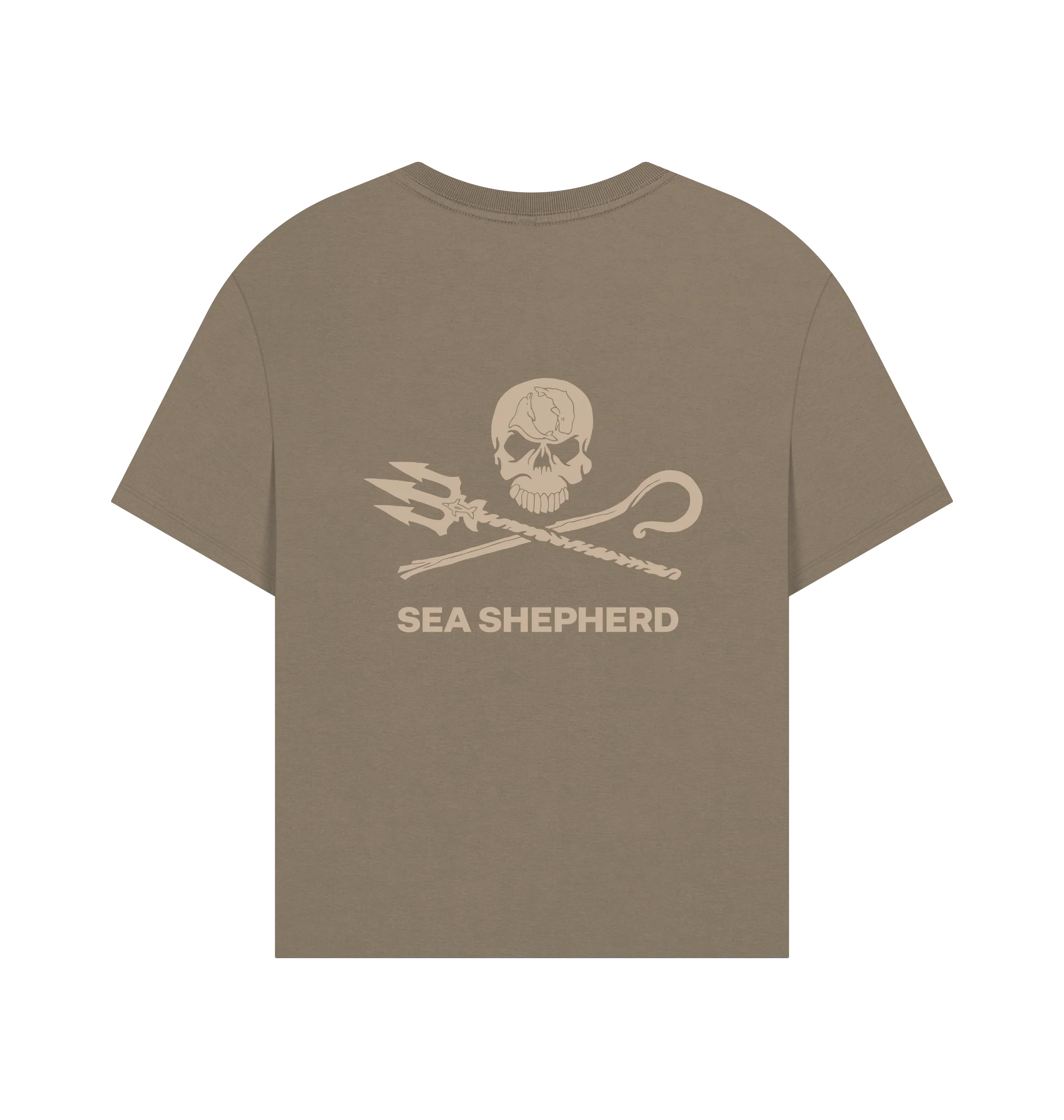 Jolly Roger Oat Oversized Women's T-shirt - Image 6