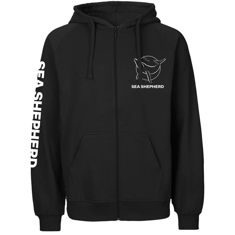 Men's Sea Shepherd Logo Premium Fit Zip Jacket - Image 2
