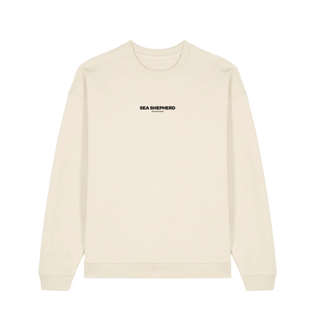 Minimal Logo Oversized Sweatshirt - Image 2