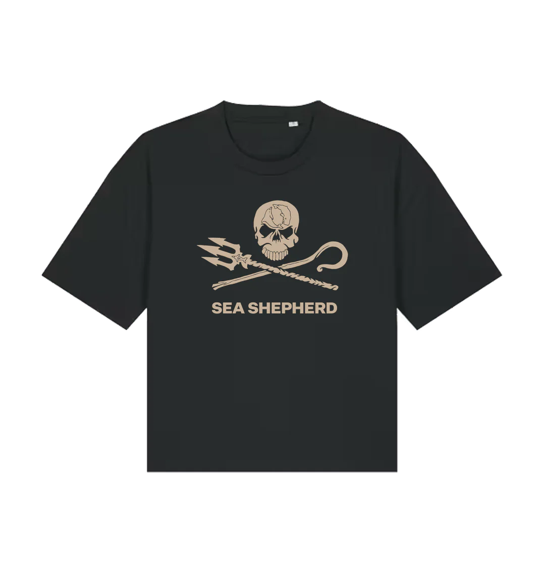 Oat Jolly Roger Boxy T-shirt - Image 2