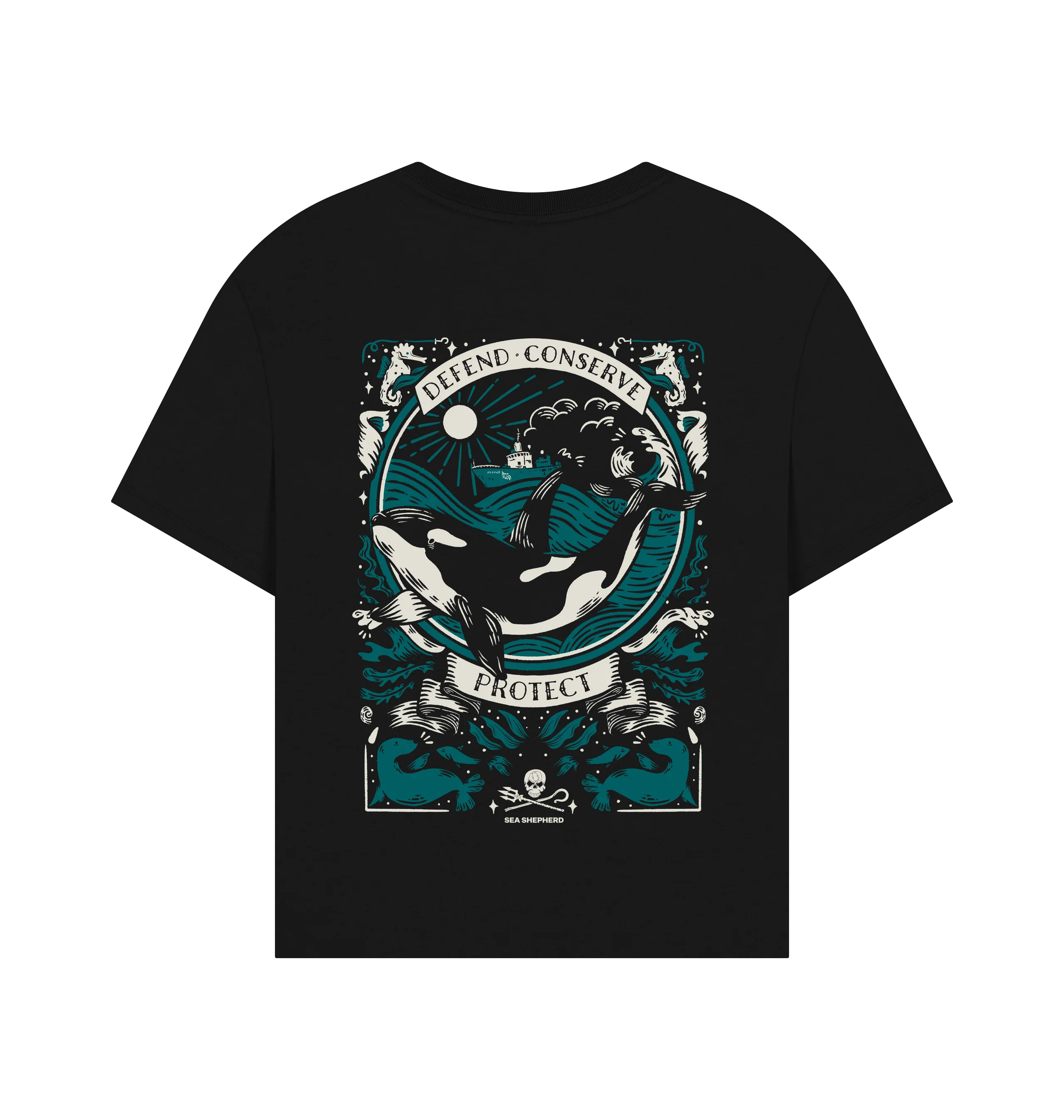 Orca Oversized Women's T-shirt - Image 5