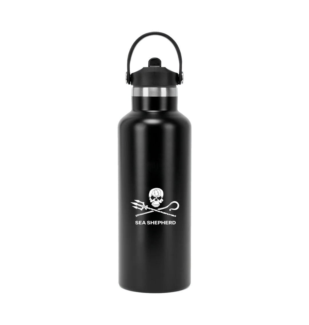 Sea Shepherd Jolly Roger Logo Bottle