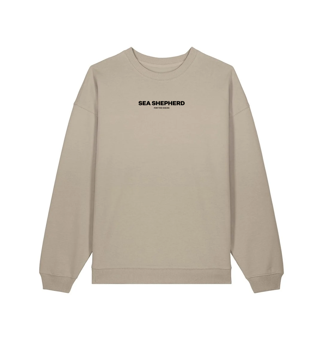 Sea Shepherd Minimal Logo Oversized Crew Neck - Image 3