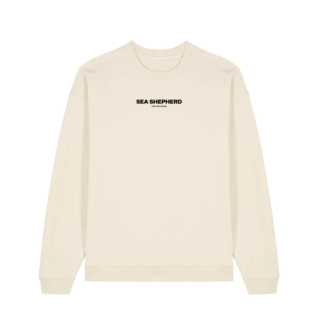 Sea Shepherd Minimal Logo Oversized Crew Neck - Image 4