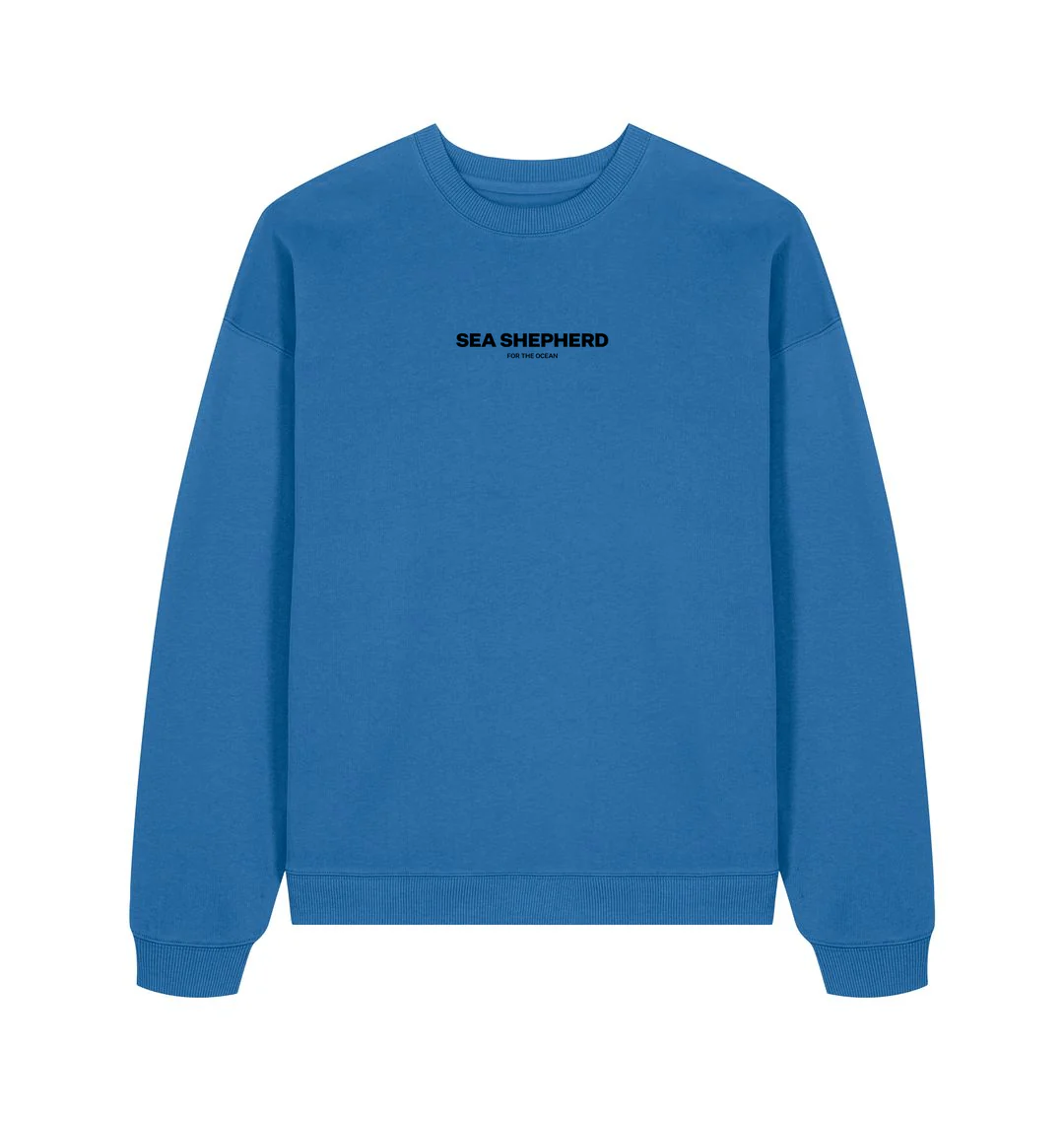 Sea Shepherd Minimal Logo Oversized Crew Neck - Image 5