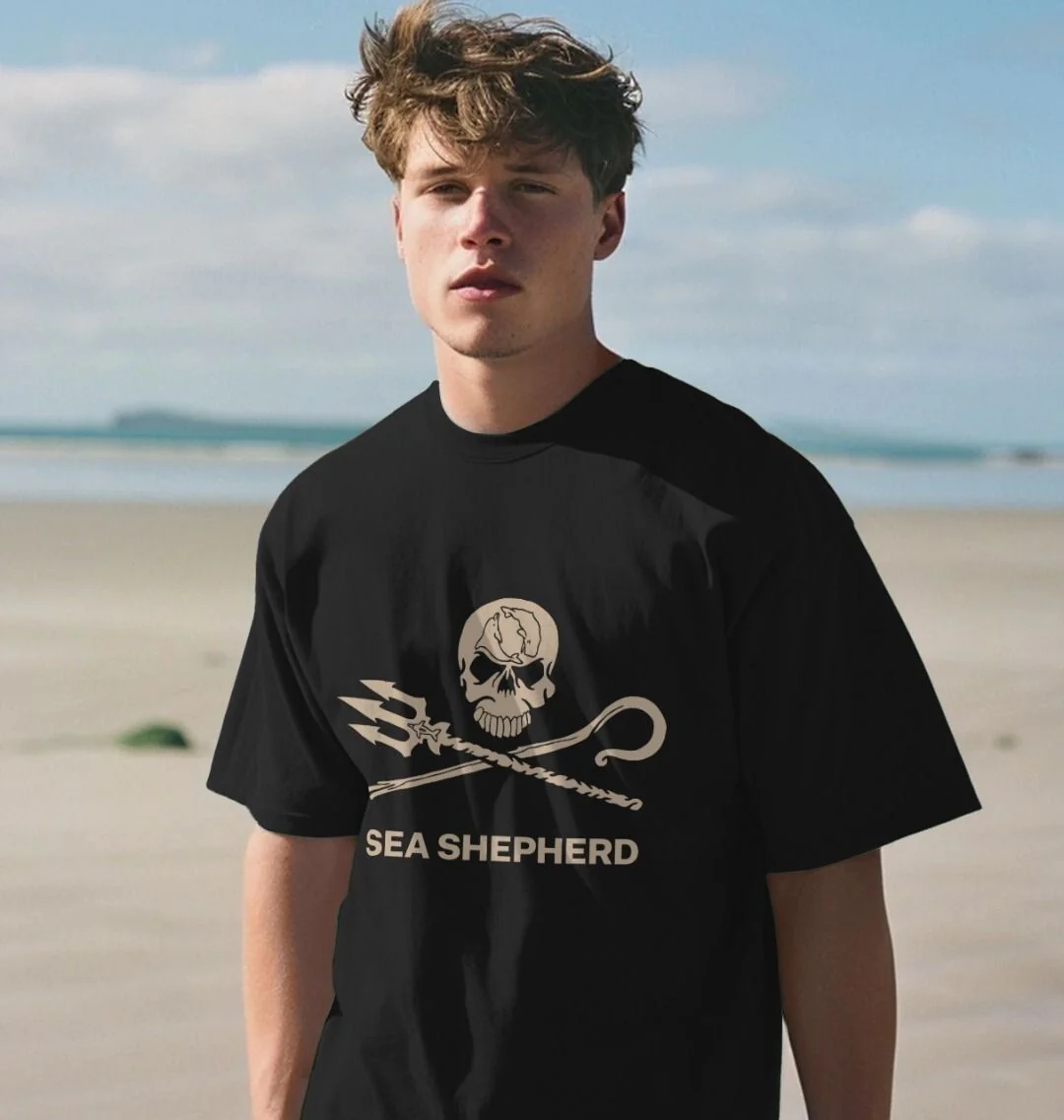 Sea Shepherd Oat Jolly Roger Oversized T-shirt