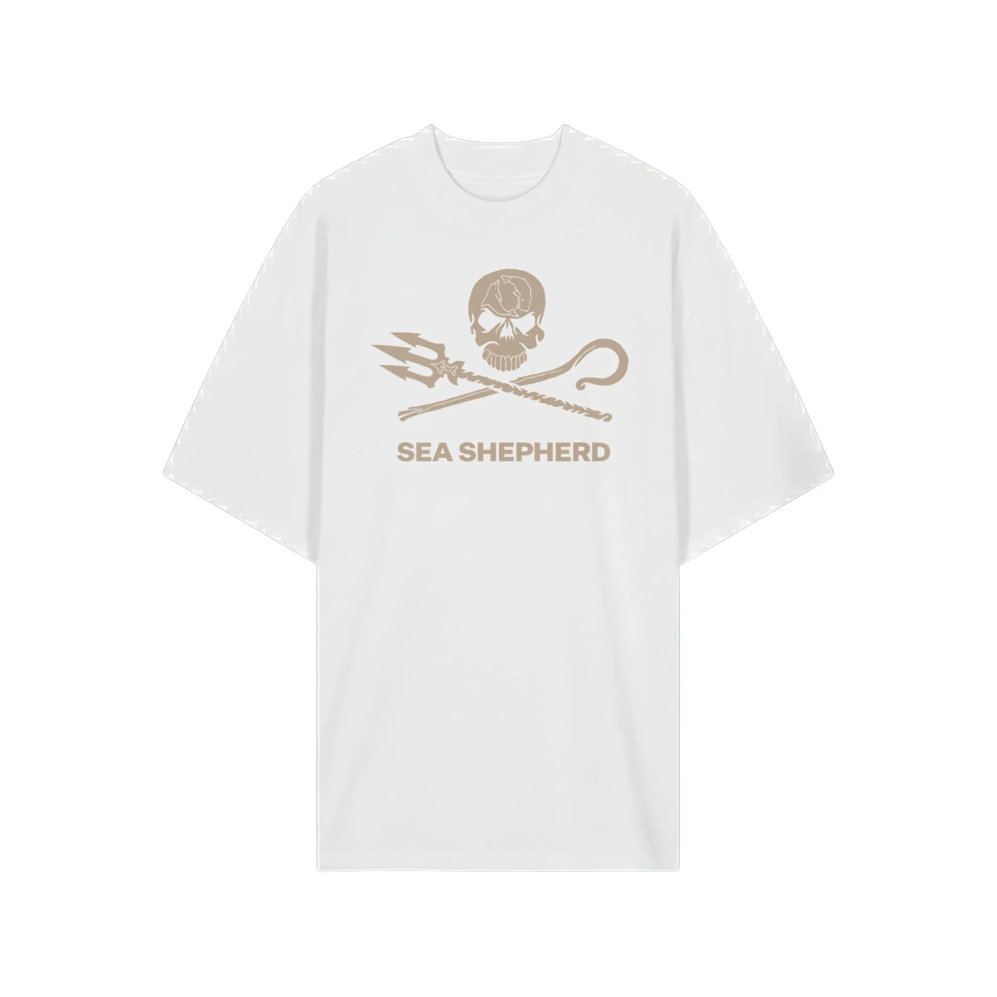 Sea Shepherd Oat Jolly Roger Oversized T-shirt - Image 4
