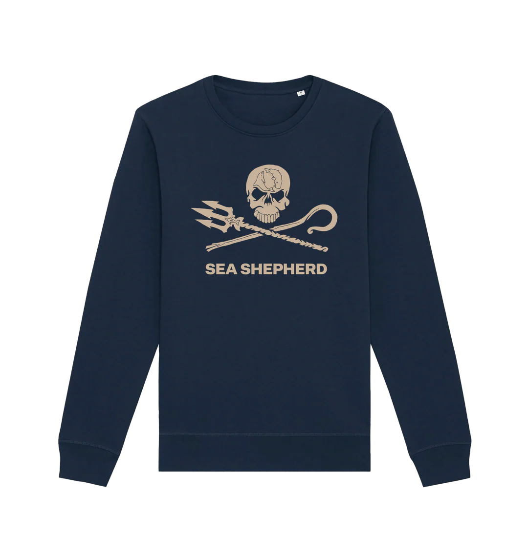 Sea Shepherd Oat Jolly Roger Sweatshirt - Image 3