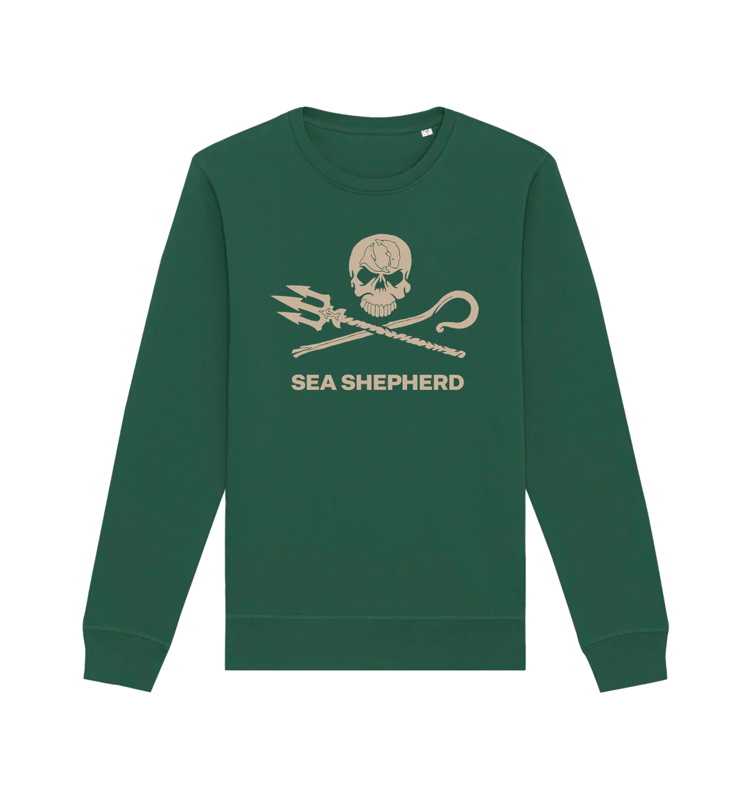 Sea Shepherd Oat Jolly Roger Sweatshirt - Image 5