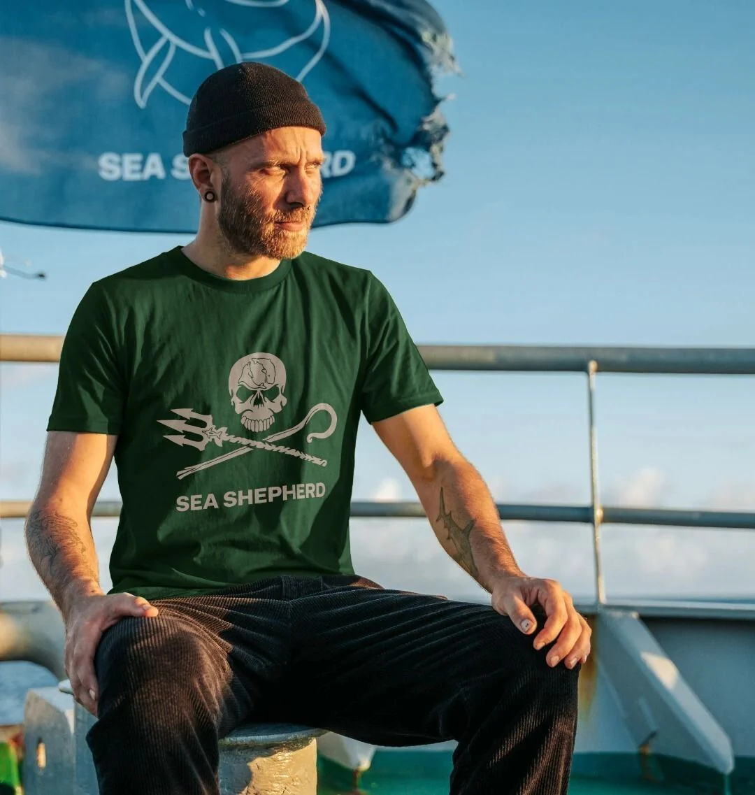 Sea Shepherd Oat Jolly Roger T-shirt - Image 2