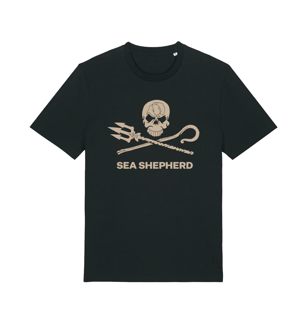 Sea Shepherd Oat Jolly Roger T-shirt - Image 4