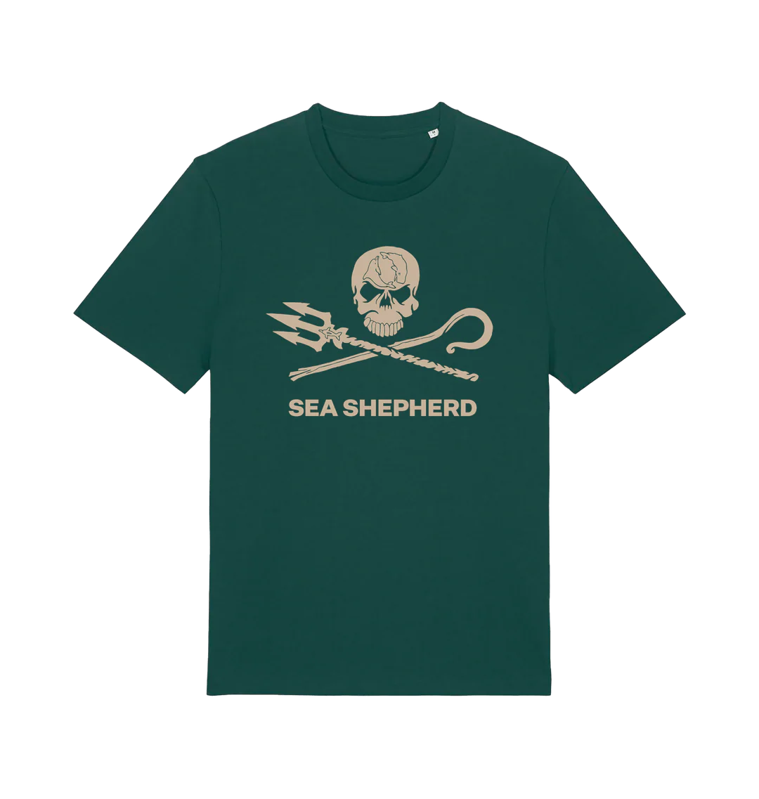Sea Shepherd Oat Jolly Roger T-shirt - Image 7