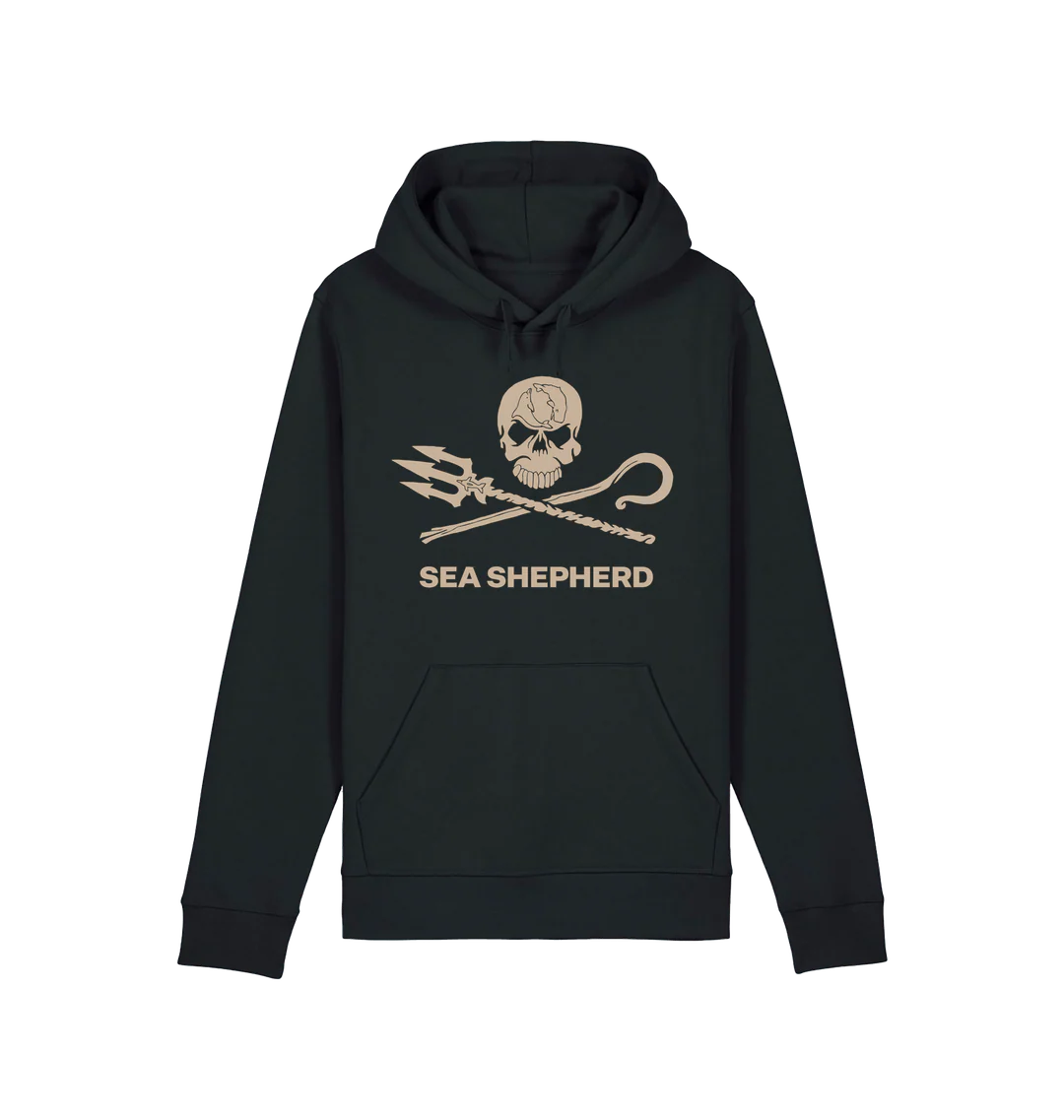Sea Shepherd Oat Jolly Roger Women's Hoodie - Image 3