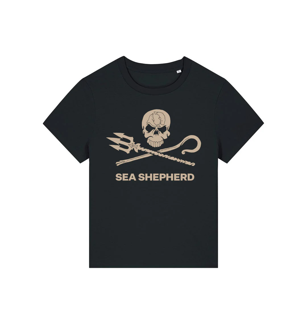 Sea Shepherd Oat Jolly Roger Women's T-shirt - Image 3
