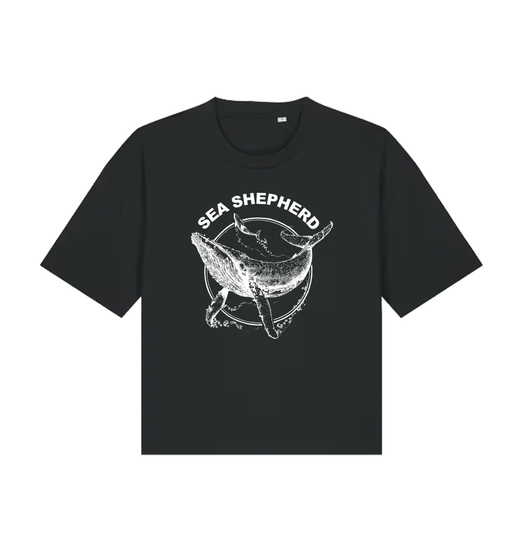 Sea Shepherd Whale Boxy T-shirt - Image 2