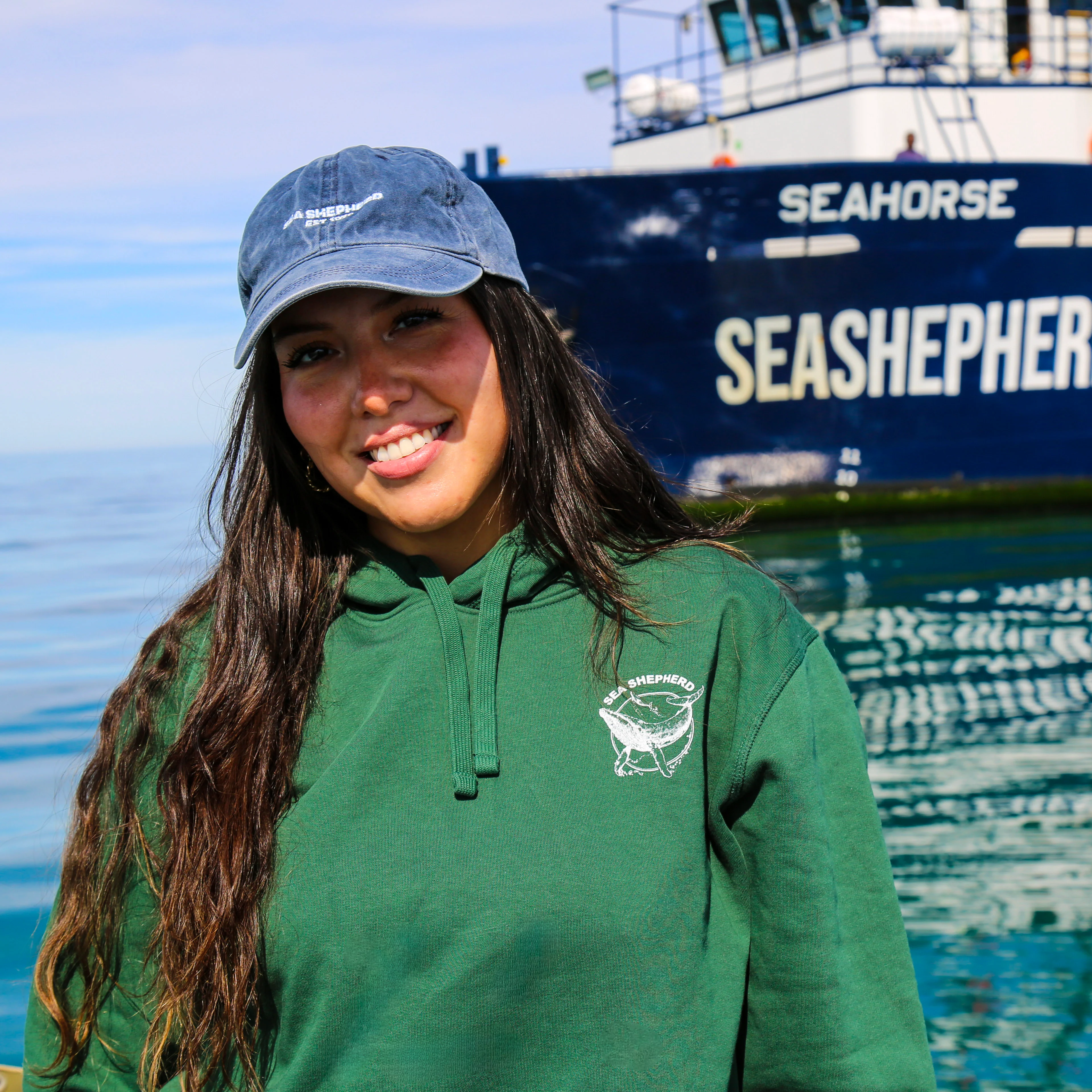 Sea Shepherd Whale Logo Unisex Hoodie - Image 6