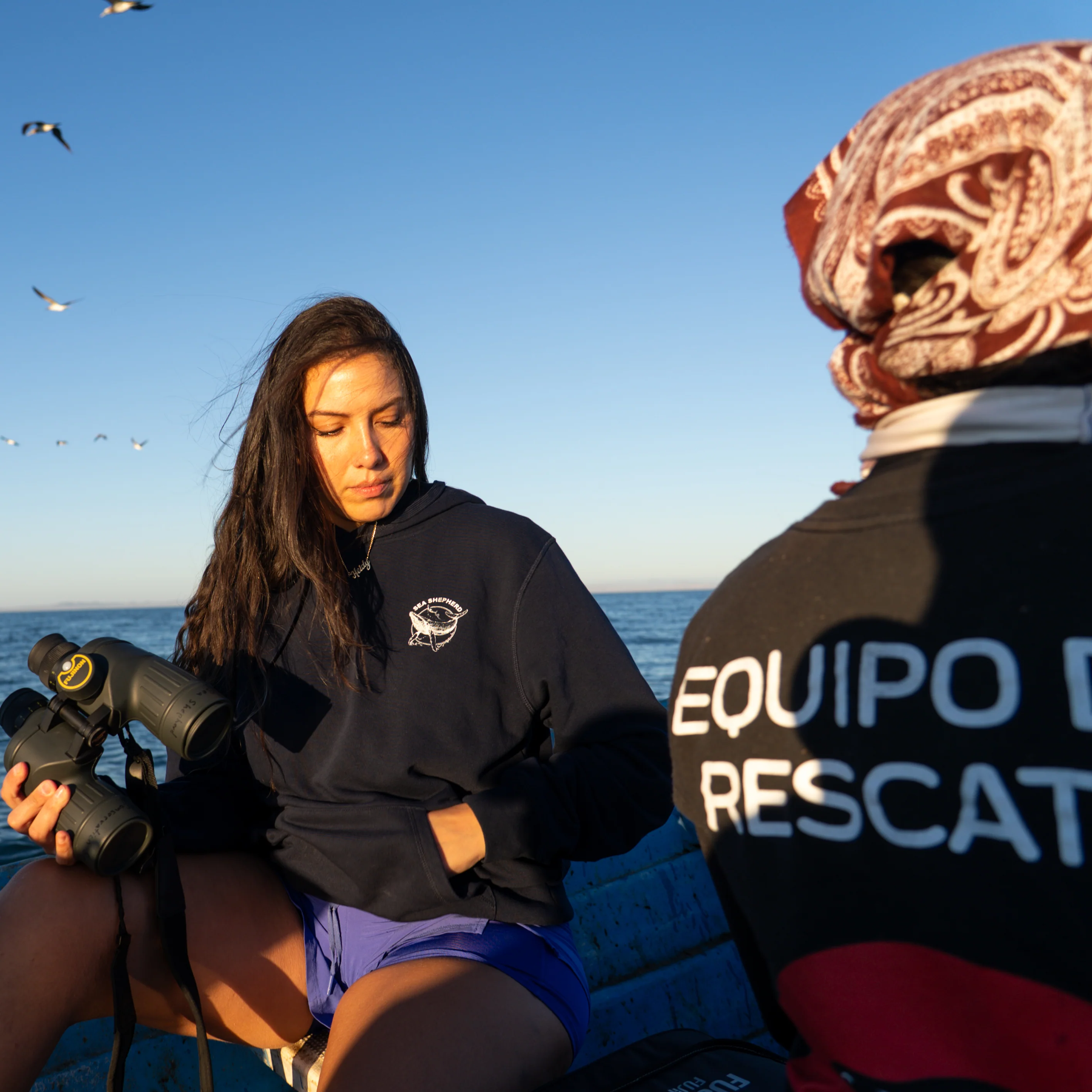 Sea Shepherd Whale Logo Unisex Hoodie - Image 8