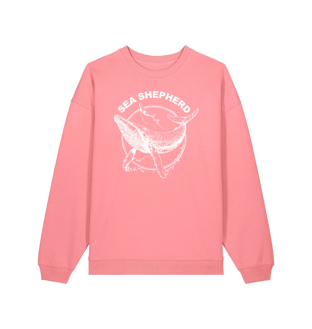 Sea Shepherd Whale Oversized Crew Neck - Image 6