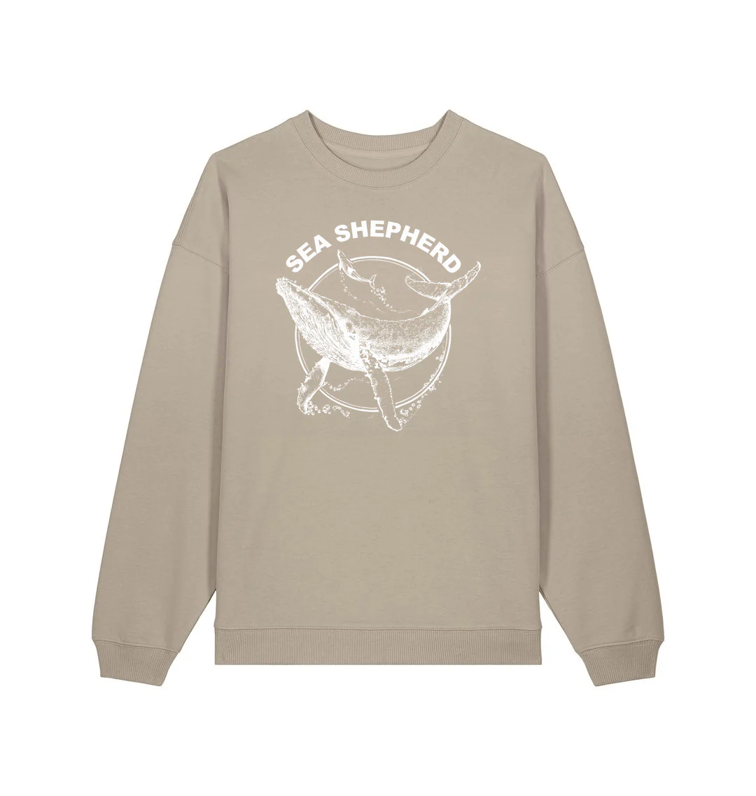 Sea Shepherd Whale Oversized Crew Neck - Image 7