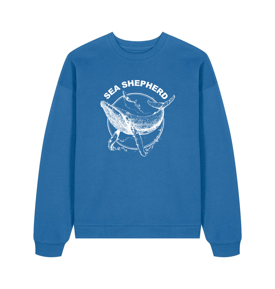 Sea Shepherd Whale Oversized Crew Neck - Image 8