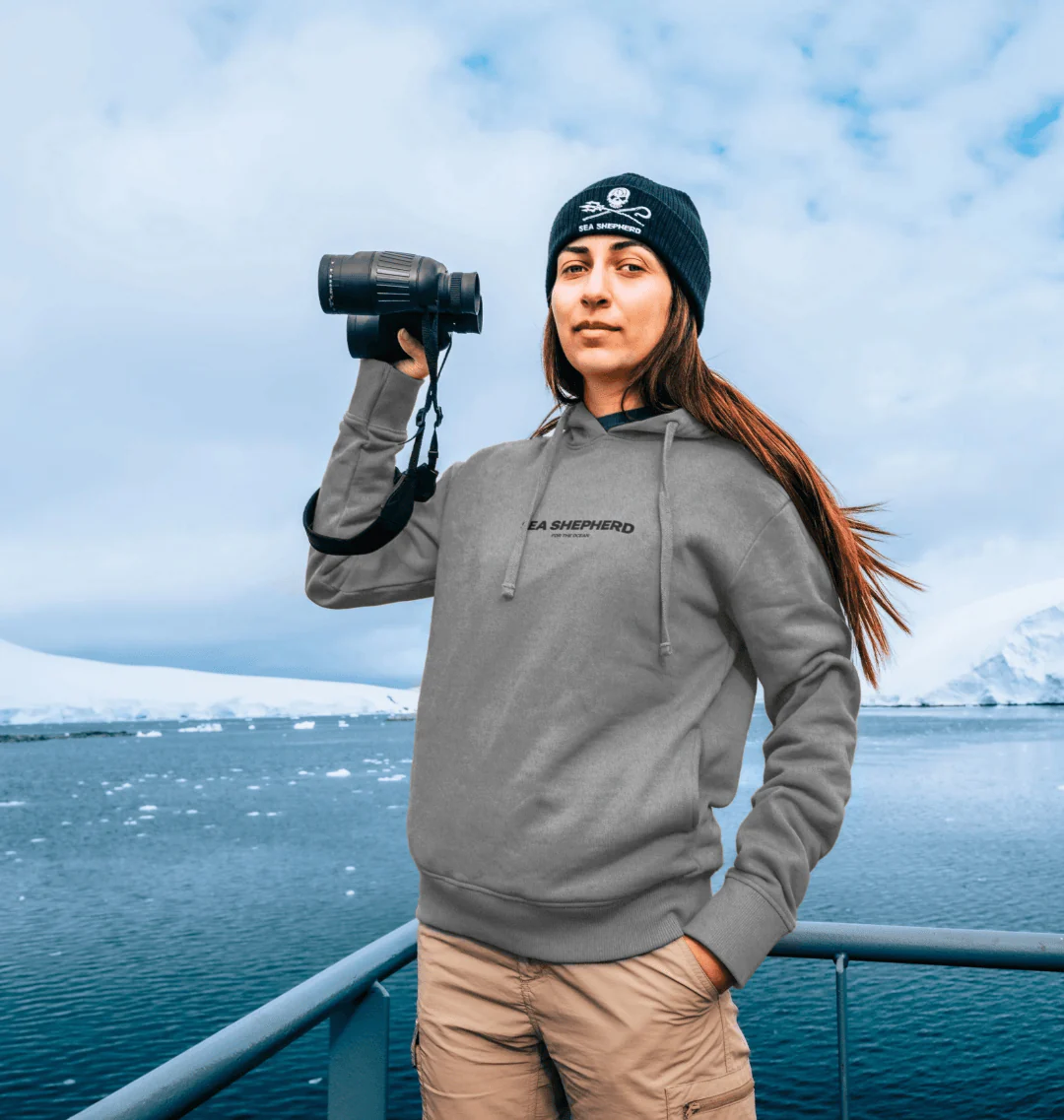 Sea Shepherd Women's Minimal Logo Hoodie - Image 3